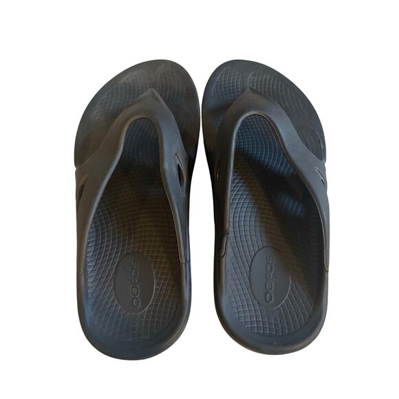 OOFOS WOMEN'S OORIGINAL SANDAL - BLACK US 10, EU 41 - Picture 6 of 7